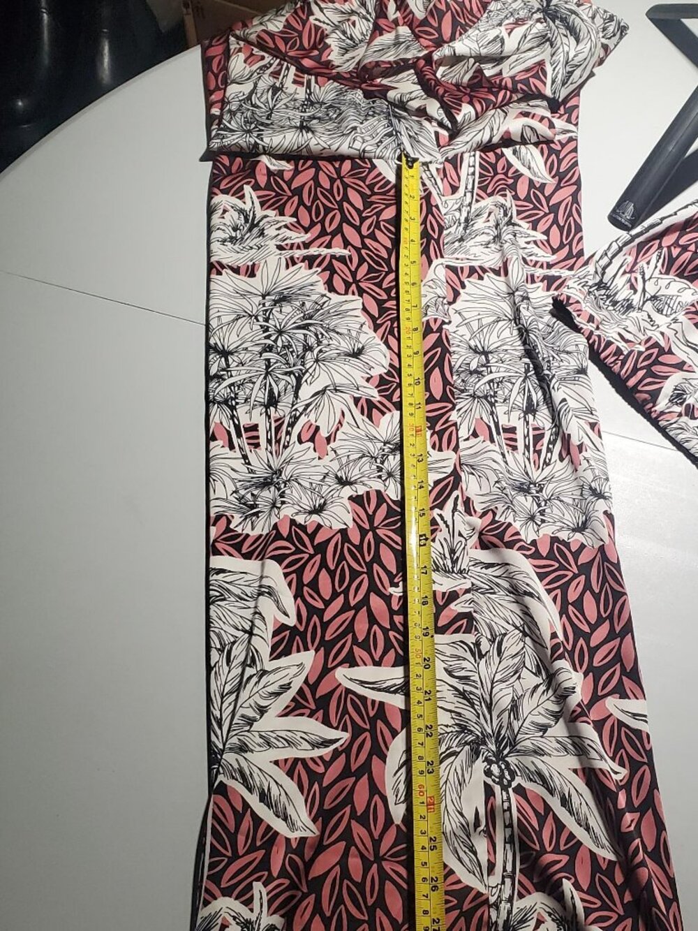 Rachel Zoe Palm Tree Print Halter Top & Pant Set Sz M - Picture 14 of 16